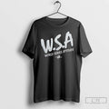Classic W S A World Series Attitude Los Angeles Dodgers Baseball 2 Sided T Shirts Unisex