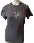 Surfing America USA Championships 2014 T Shirt Unisex Size S M Gray Surfer Surf Unisex