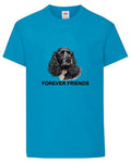Cocker Spaniel Dog Friends Children's Teens T Shirt Various Colours And Sizes Unisex