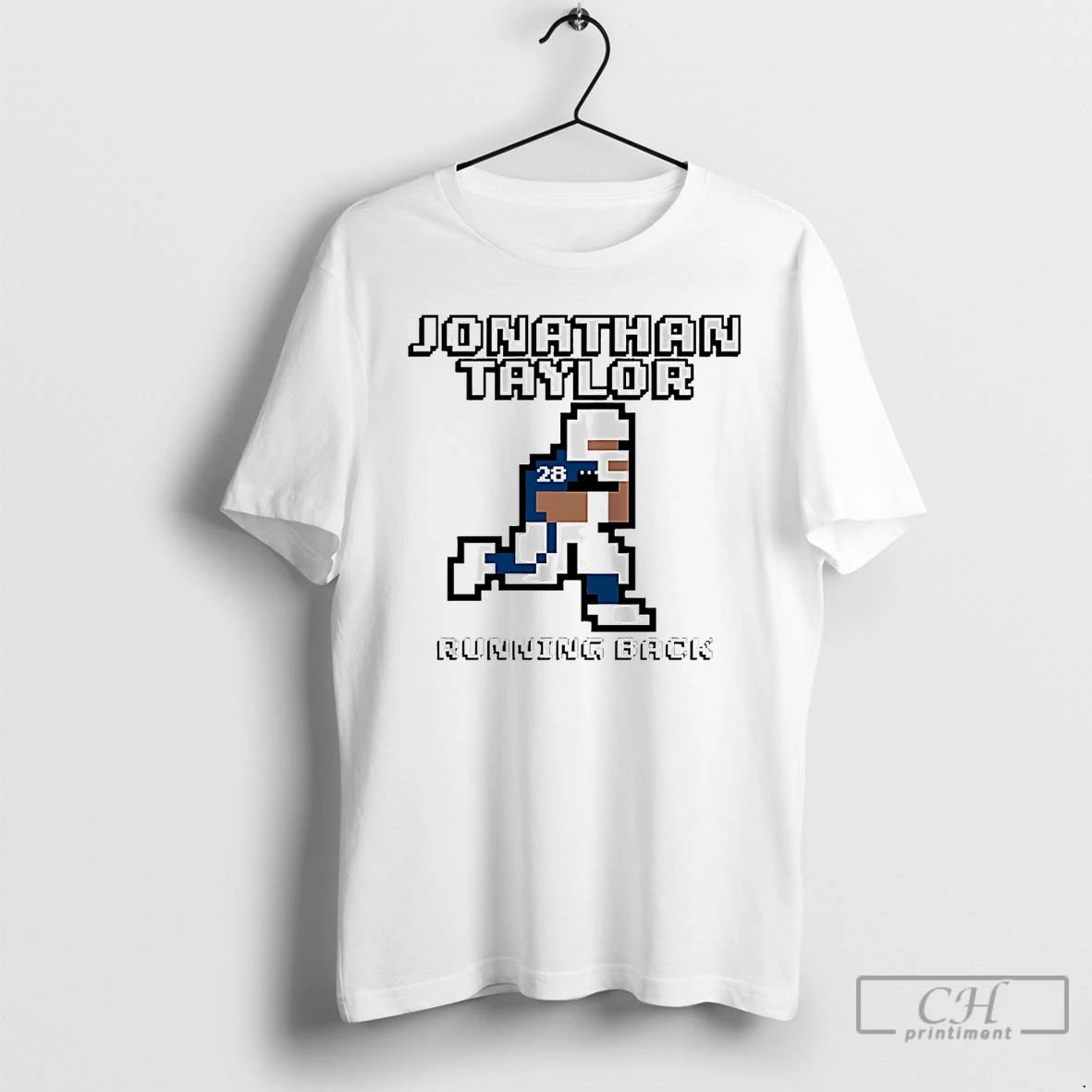 Classic Jonathan Taylor Running Back Pixel T Shirts Unisex