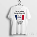 Premium Montana Map Im Not Yelling Im An Iowa Girl I Just Talk Loud Unisex
