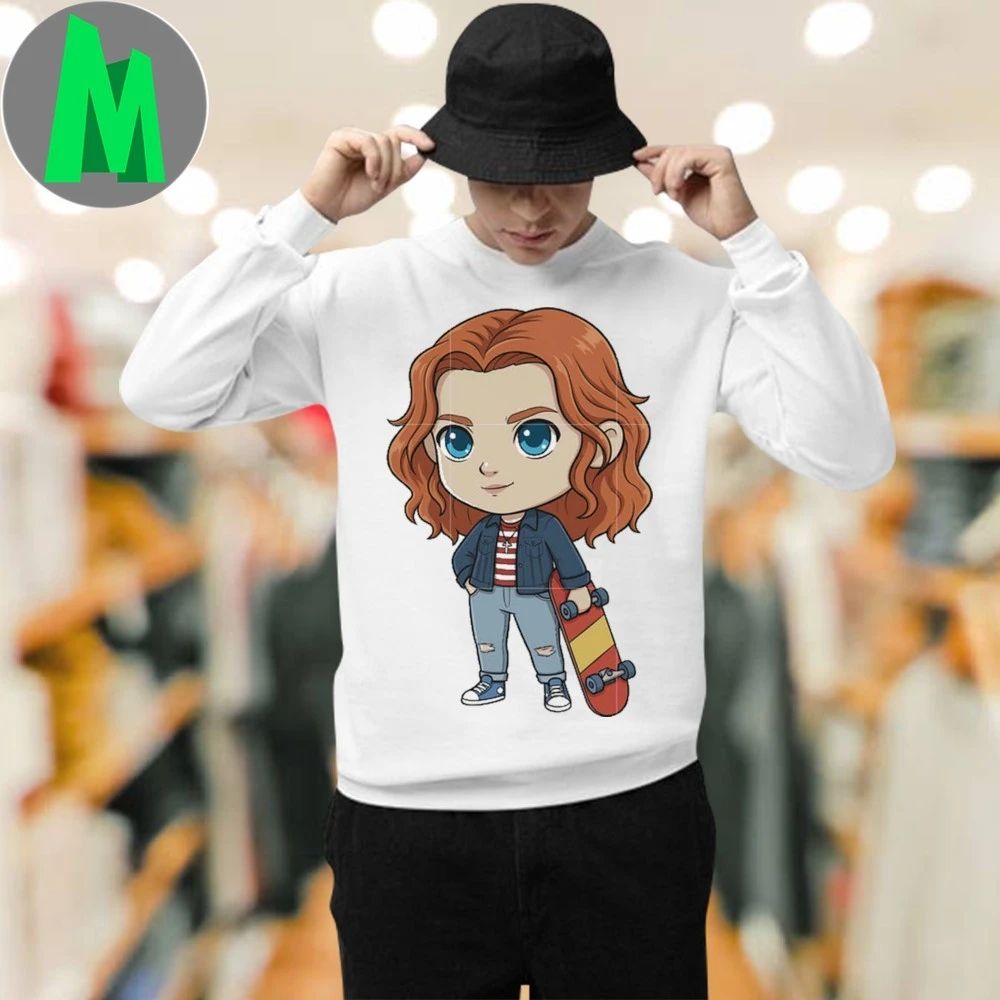 Max with skateboard chibi shirt Unisex