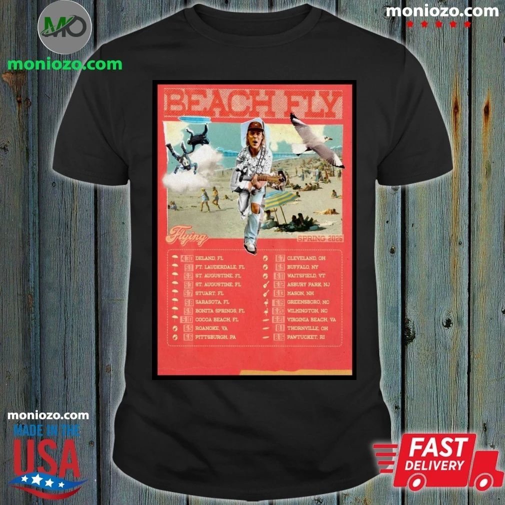 Beach Fly Flying Spring 2026 Shows Poster Unisex