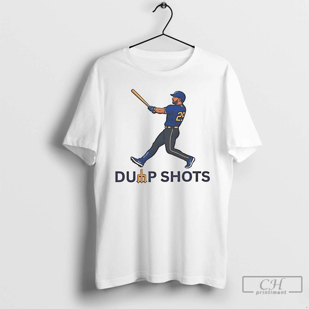 Classic Cal Raleigh Dump Shots Seattle Mariners T Shirts Unisex