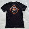 Hurley Mens Black Graphic Short Sleeve Logo Casual Surf Skate Size Small Unisex