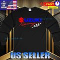 NEW SHIRT SUZUKI RACING LOGO LONG SLEEVE FUNNY USA UNISEX TEE SIZE S-5XL Unisex