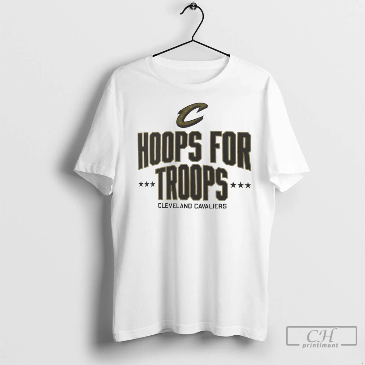 Premium Cleveland Cavaliers Hoops For Troops Unisex