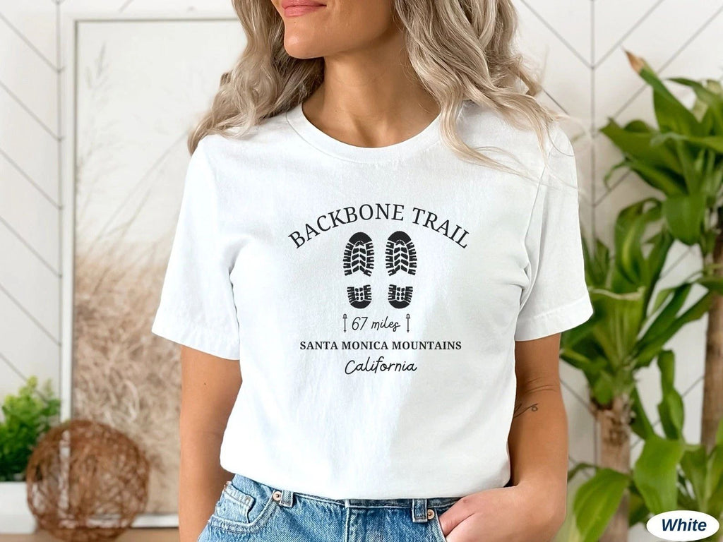 Backbone Trail Shirt Travel Gift for California Trip Lovers Souvenir Tee Unisex