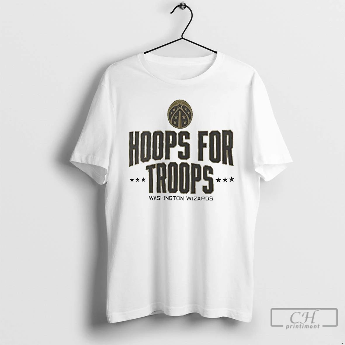 Premium Washington Wizards Hoops For Troops T Shirts Unisex