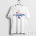 Premium Dodgers 2025 World Series Champions Players 2 Sided T Shirts Unisex