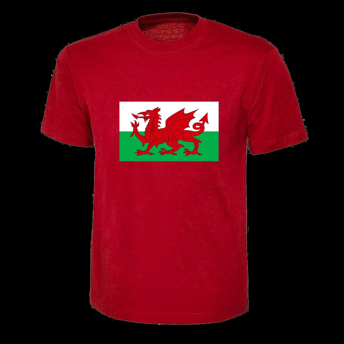 Wales Flag Red Dragon for Adult, Children Ladies World Cup Football 2022 Unisex