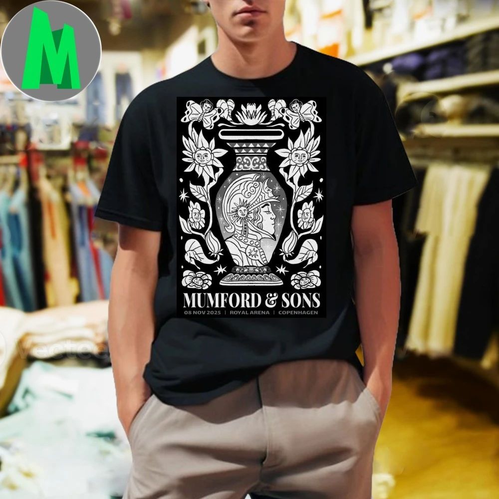 Mumford And Sons In Copenhagen Denmark On Nov 8 2025 Poster Shirt Unisex