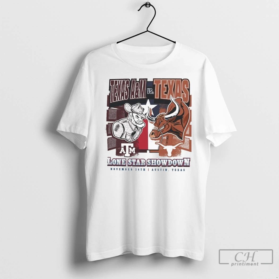 Premium Texas Am Aggies Vs Texas Longhorns Lone Star Showdown Battle Mascot Unisex