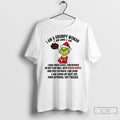 Premium May3w9kb Grinch Santa Hat I Am A Grumpy Woman I Am Who I Am Unisex