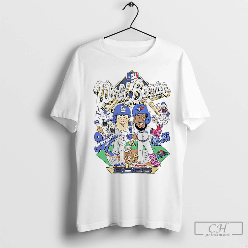 Premium Dodgers Vs Blue Jays 2025 World Beeries Caricatures Unisex