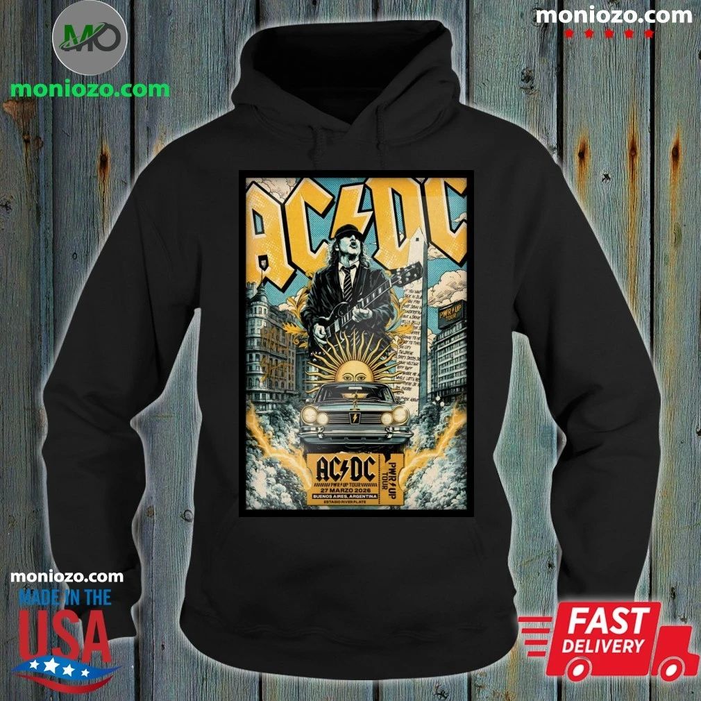 Original AC DC Estadio River Plate Buenos Aires Argentina Mar 27 2026 Poster – Best Gift for Music Fans