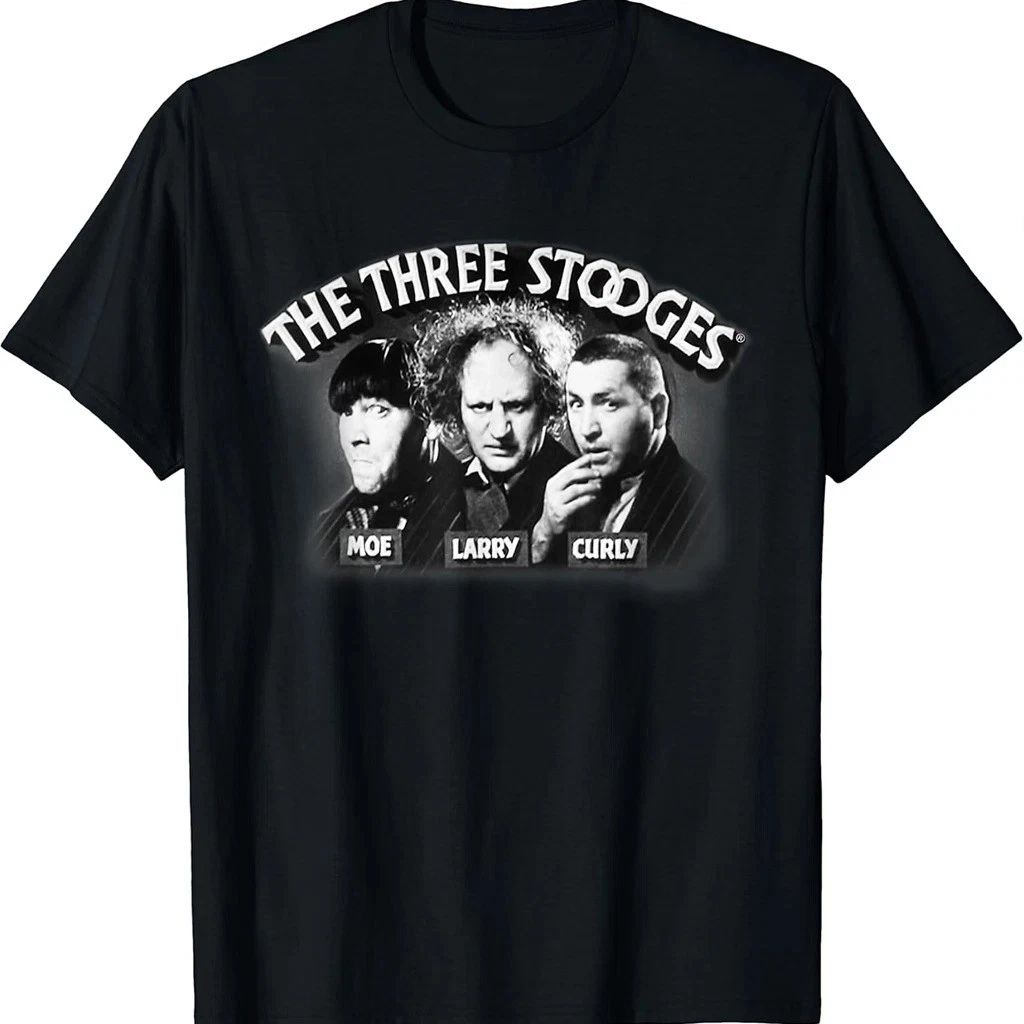 The Three Stooges Moe Larry Curly Funny T Shirt Full Size S-5XL CS472 Unisex