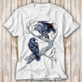 Hugin And Munin Ravens Norse Mythology Viking God Odin T Shirt Top Tee 4002 Unisex