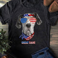 American Flag Shirts Great Dane Dog Lover Gifts - Gift for Dog Lovers... Unisex