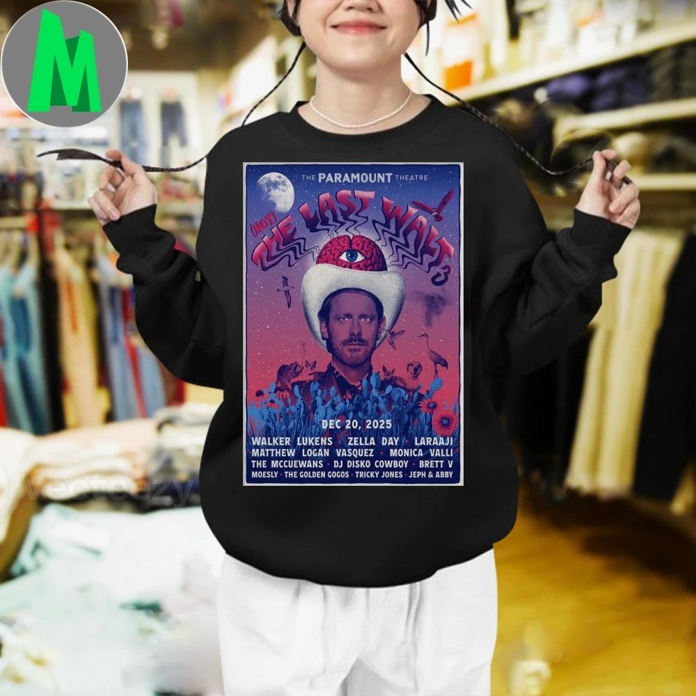 The Last Walt 3 At The Paramount Theatre On Dec 20 2025 Poster Shirt Unisex