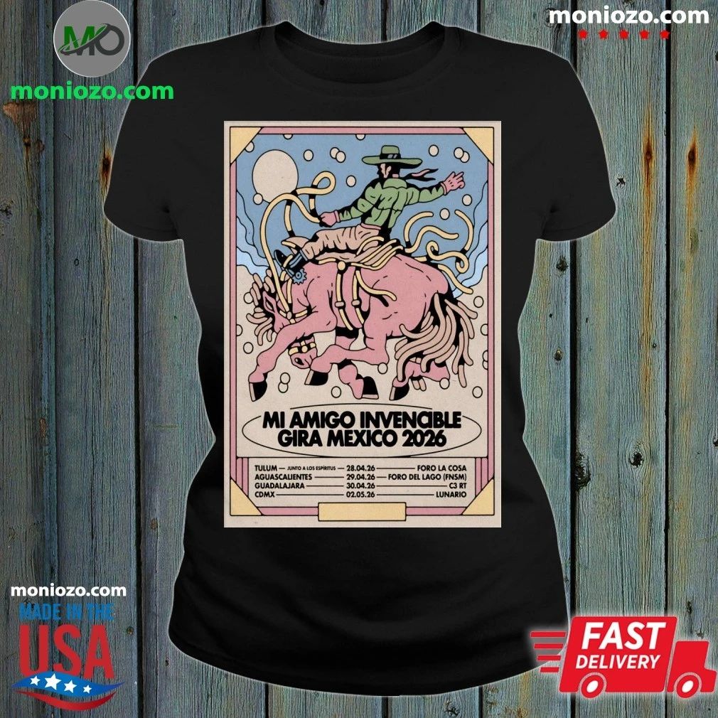 Mi Amigo Invencible 2026 Gia Mexico Tour Poster Shirt Unisex