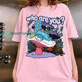 Vintage Alice In Wonderland Shirt, Caterpillar And Flowers Retro Unisex