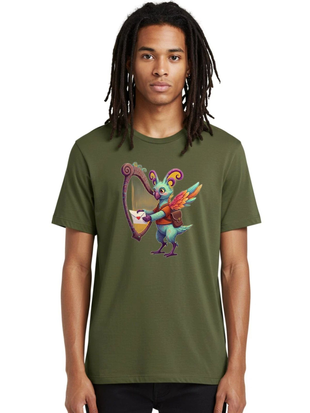 Cupid-Rodent Mens Graphic Tee, 100% Cotton, Casual Summer Wear Unisex
