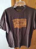 Hard Rock Cafe Rome Shirt Mens Large Brown Graphic Tee Souvenir Unisex
