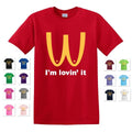 NEW I'M LOVIN' IT PARODY BOOBIES BOOBS FUNNY DIRTY ADULT TEE Unisex