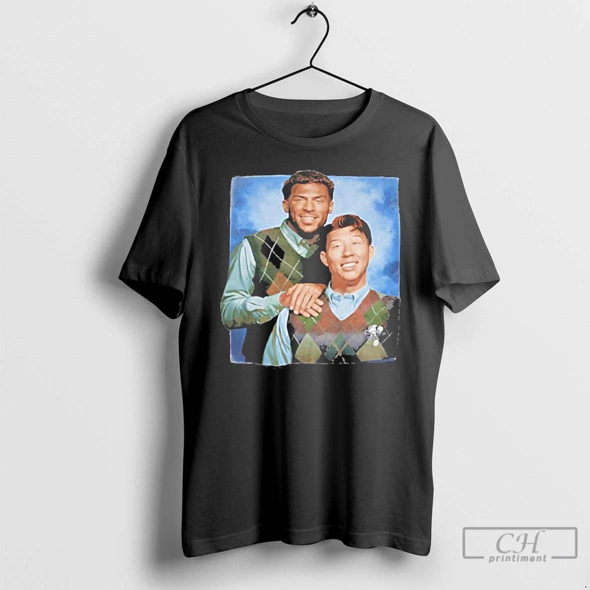 Premium Denis Bouanga And Son Heung Min Los Angeles Fc Step Brothers T Shirts Unisex