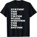 Do You Know The Muffin Man DYKTMM Nostalgic Saying Quote unisex Unisex