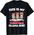 This Is My Christmas Pajama Shirt Cat Lover Funny Christmas Unisex