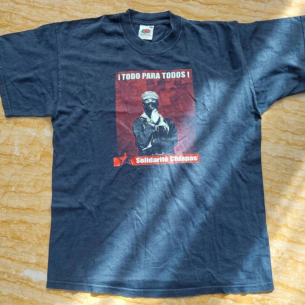 EZLN Todo Para Todos Subcomandante Marcos vintage black Unisex