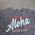 Quiksilver Surf Aesthetic Tee Shirt Preowned Size M Unisex