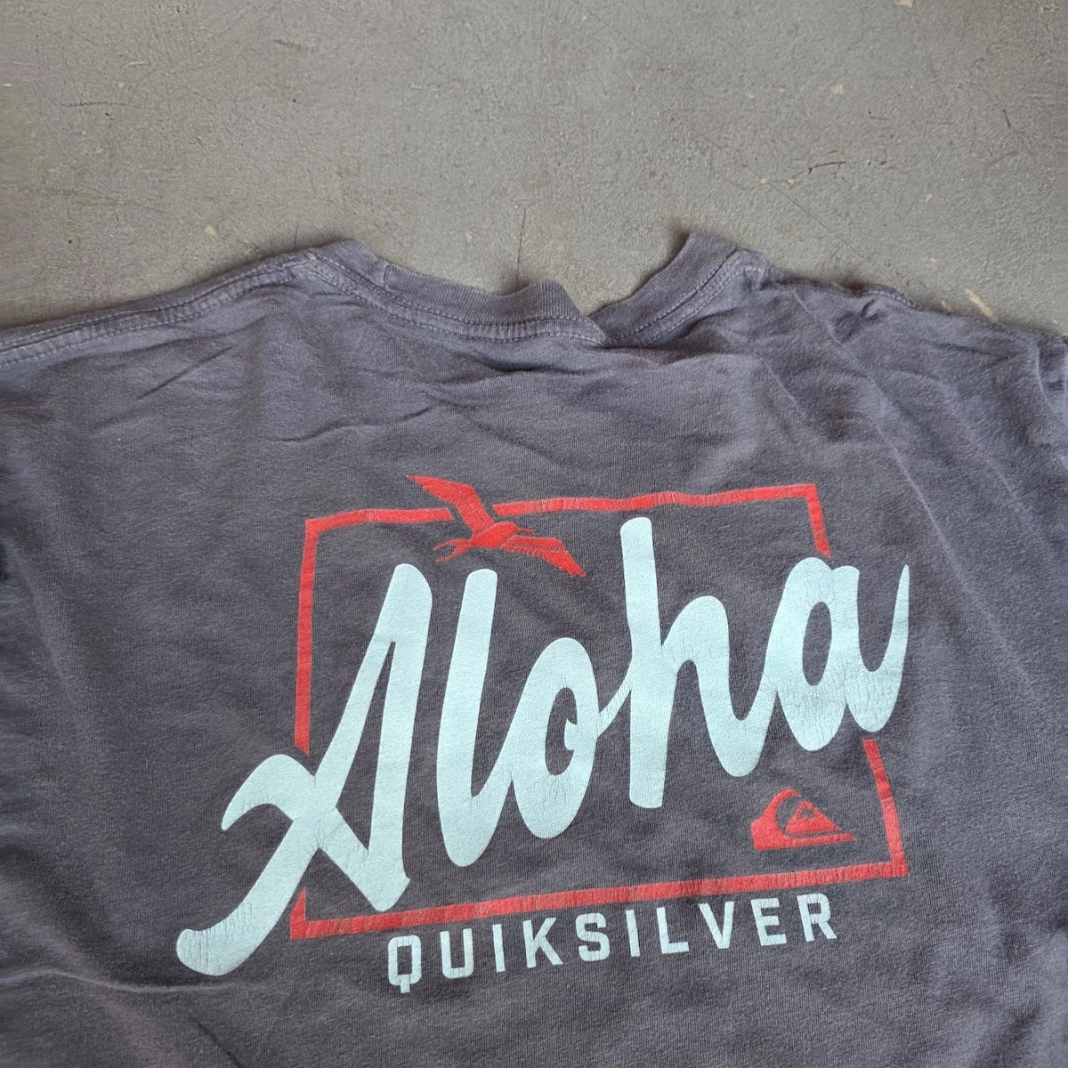Quiksilver Surf Aesthetic Tee Shirt Preowned Size M Unisex