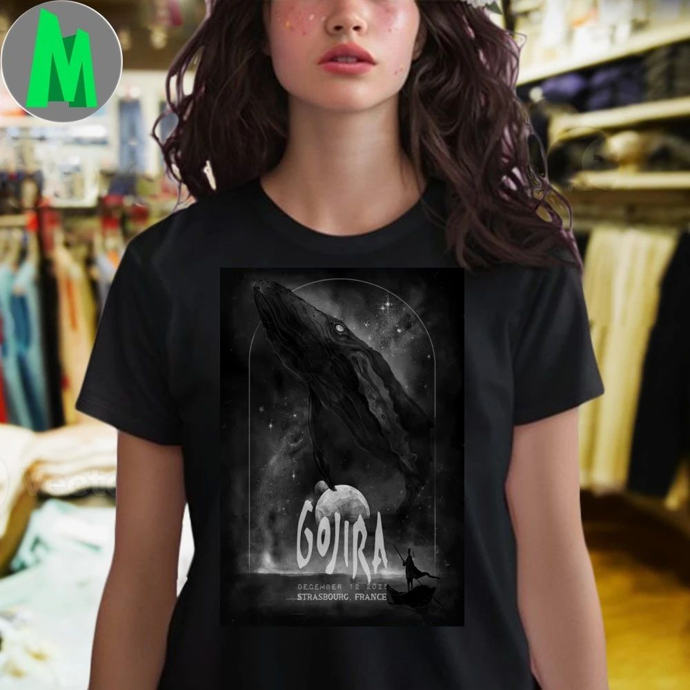 Gojira 12.12.2025 Zenith De Strasbourg France Poster Shirt Unisex