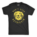 Mens Don’t Stop Retrievin T Shirt Cute Golden Retriever Dog Tee Unisex