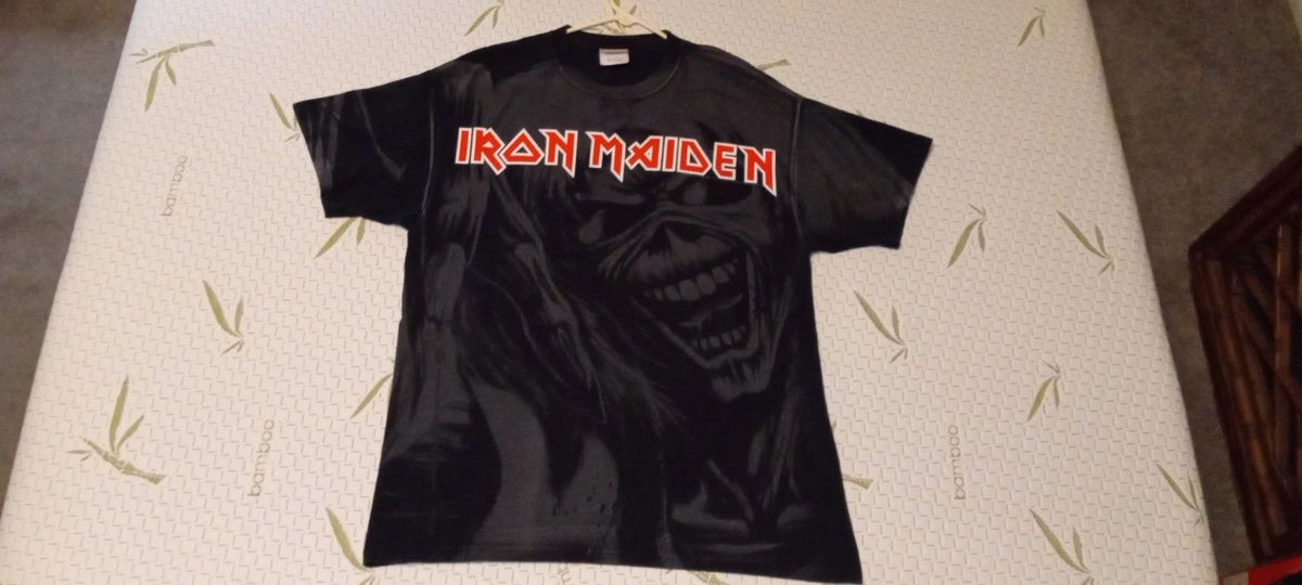 Y2K 2009 Iron Maiden Killers All Over Print AOP Devil Graphic Large Unisex