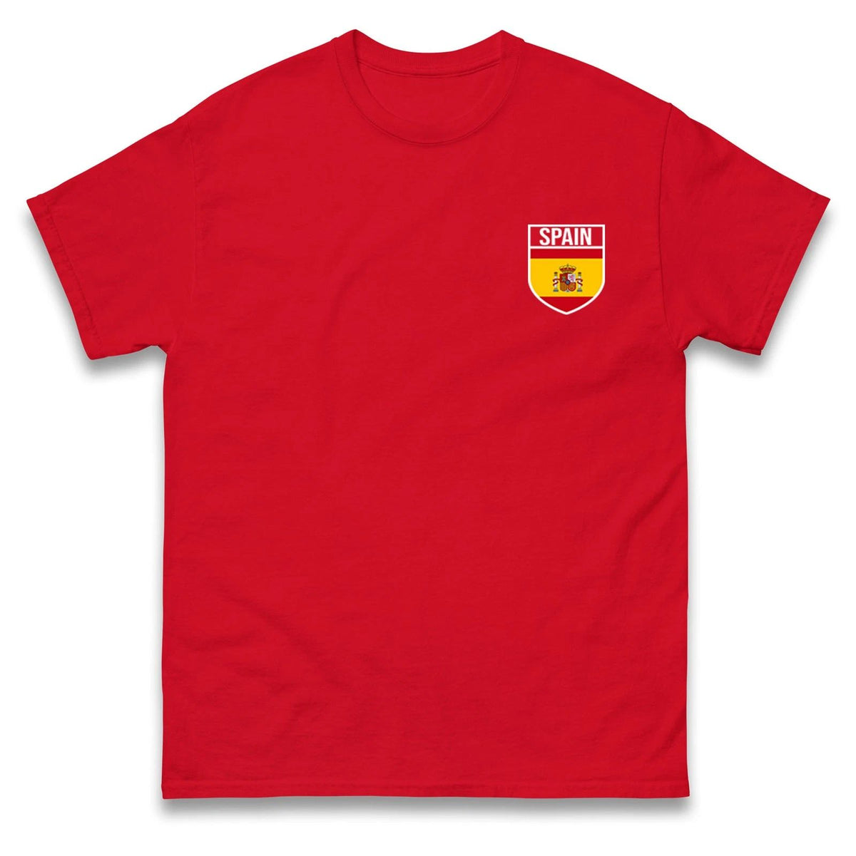 Spain Badge football T Shirt, Personalised football Tee,Custom Name & Number Top Unisex