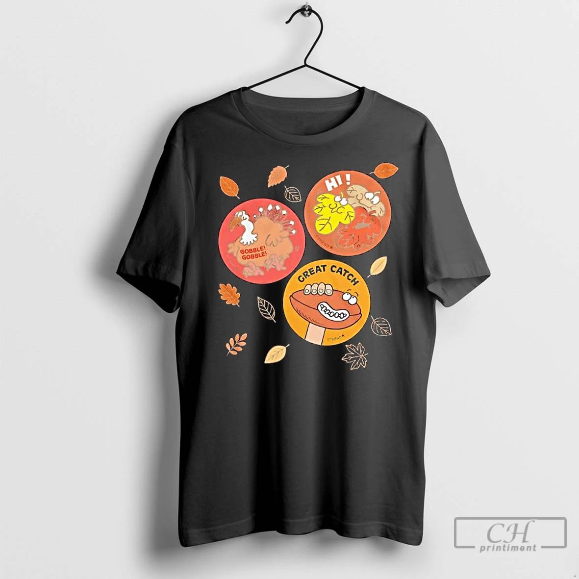 Premium Fall Trio Scratch N Sniff Great Catch Gobble Unisex