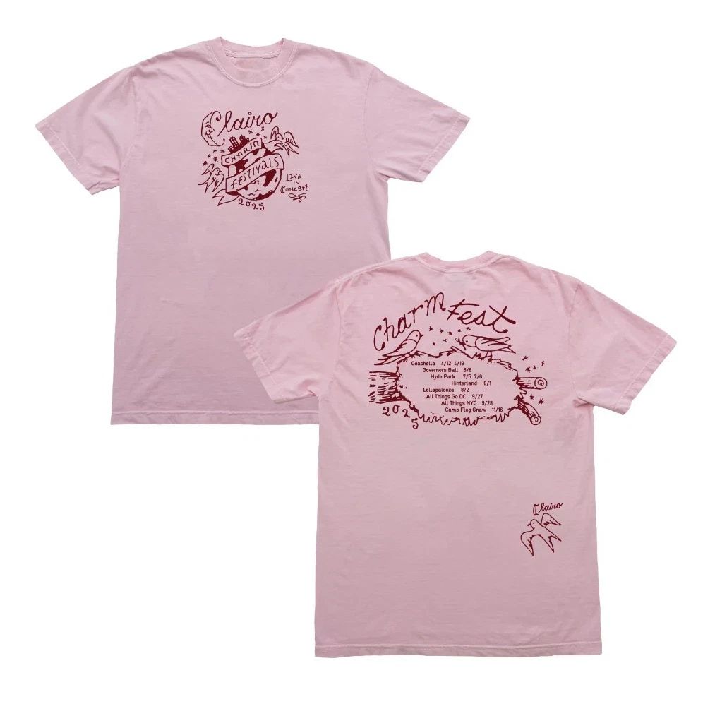 Clairo Charm Fest Camp Flog Gnaw 2025 Unisex Allsize Unisex
