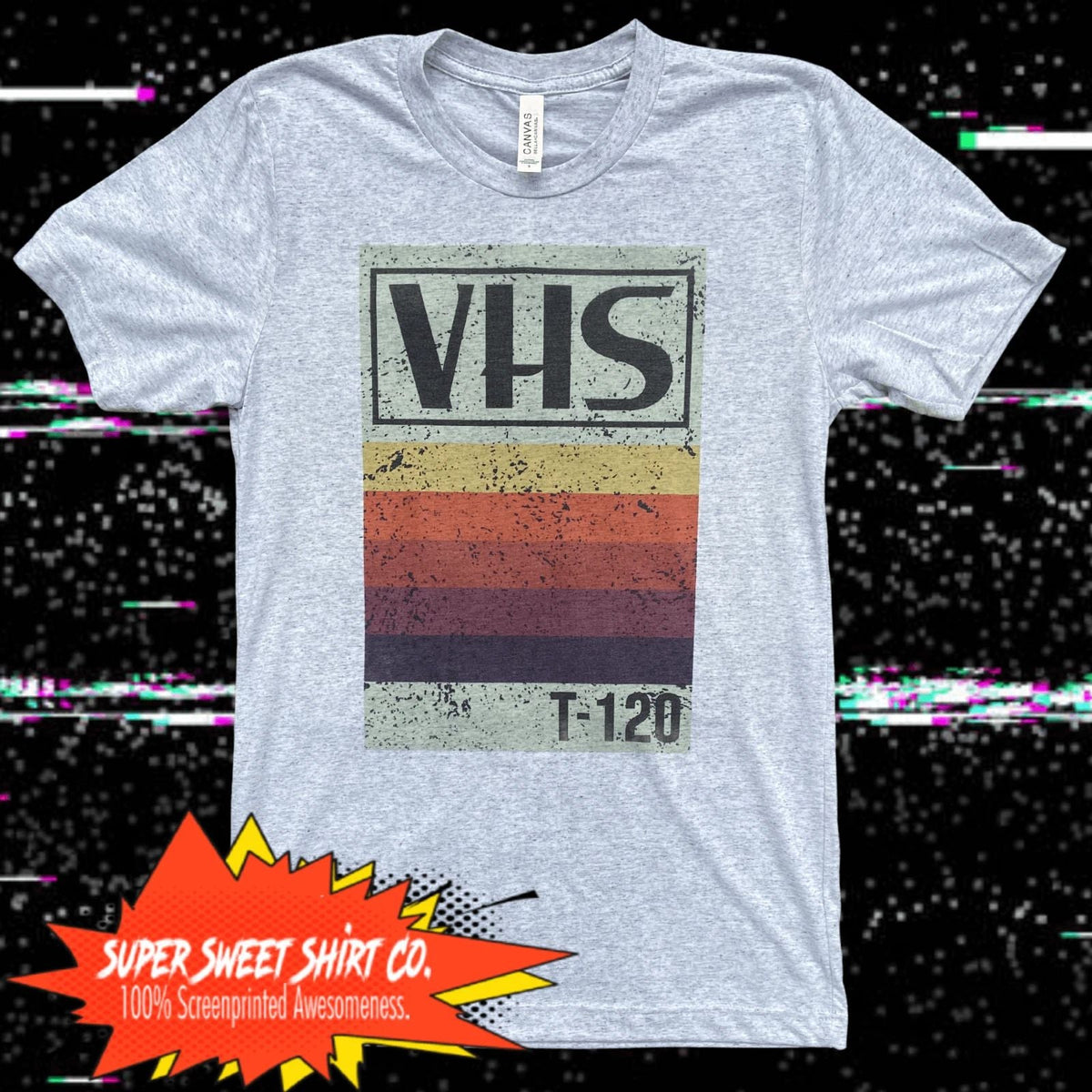 Retro Style VHS Logo Shirt - Vintage Video Cassette Tee - 90s Nostalgia Fashion Unisex