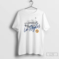 Classic The Blue Crew Los Angeles Dodgers Stadium 2 Sided T Shirts Unisex