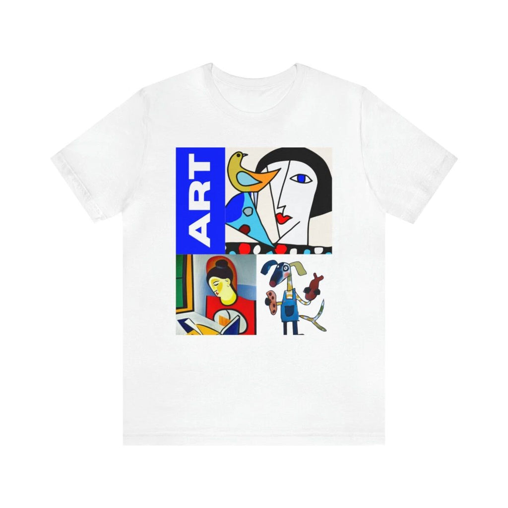 AI Art Shirt Tshirt Modern Cool Unique Picasso-style Gift for Women and Men Unisex