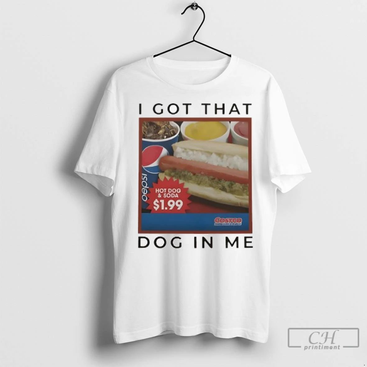 Premium I Got That Hot Dog In Me Hot Dog And Soda Ladies Unisex