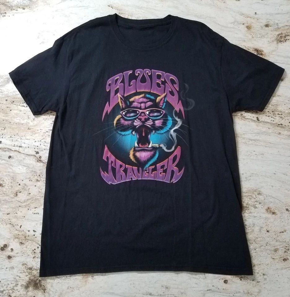 Vtg Blues Traveler Band 2022 Tour Cotton Black All Size T Shirt For Men UR149 Unisex