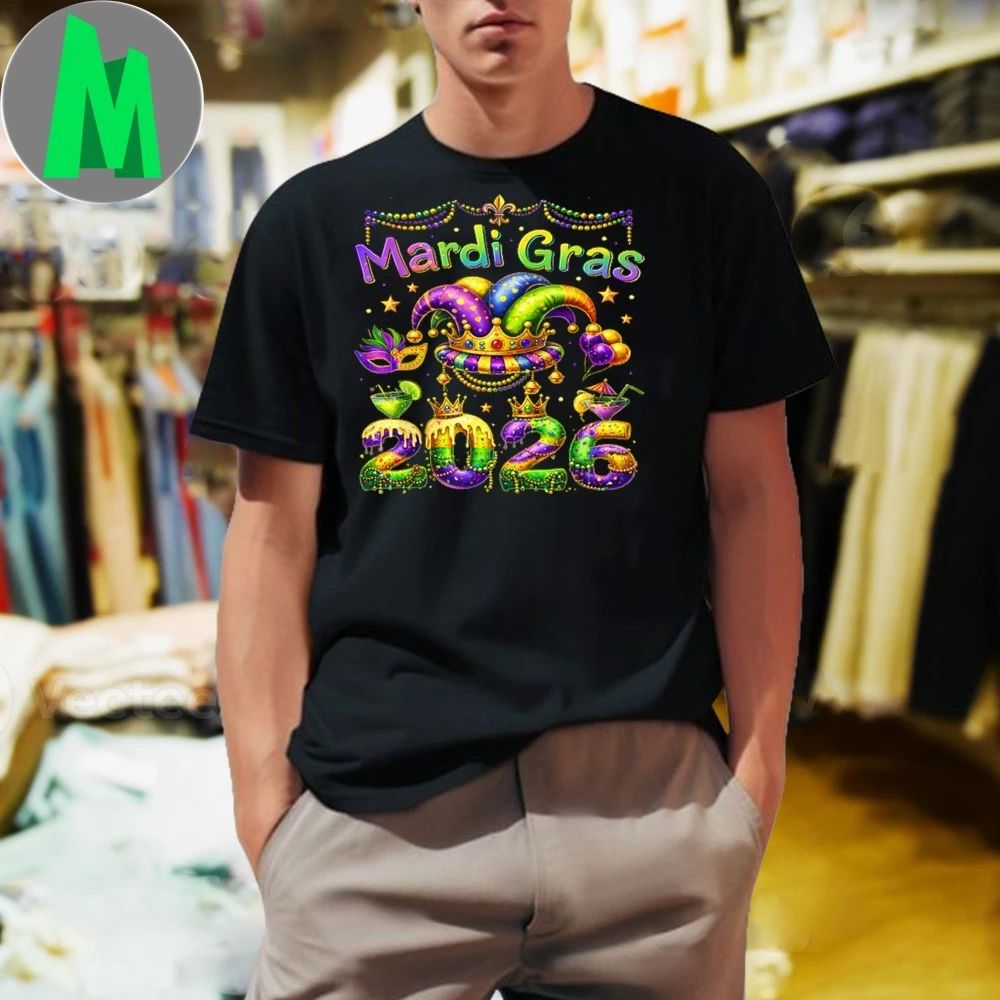 Mardi Gras 2026 Carnival Jester Beads Parade Shirts Unisex