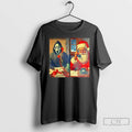 Premium Ghost Face Calling Santa Edgy Horror Christmas T Shirts Unisex