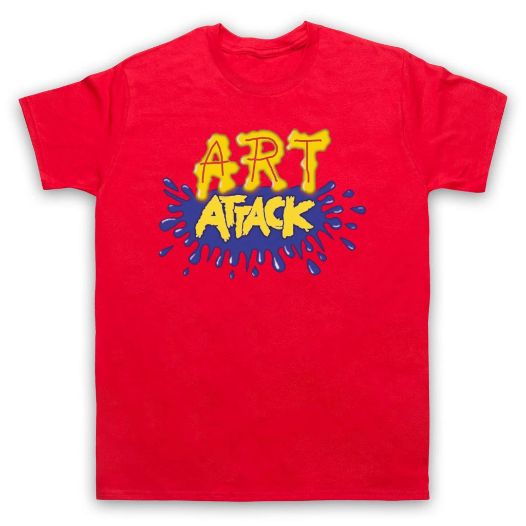 ART ATTACK LOGO UNOFFICIAL CREATIVE KIDS TV RETRO SHOW MENS & WOMENS Unisex