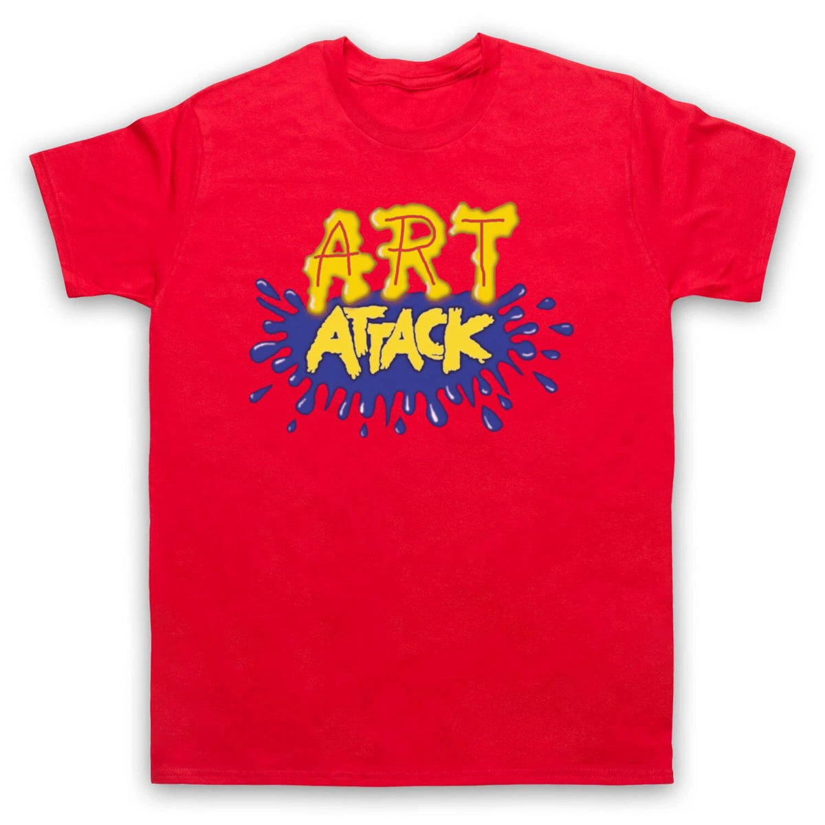 ART ATTACK LOGO UNOFFICIAL CREATIVE KIDS TV RETRO SHOW MENS & WOMENS Unisex